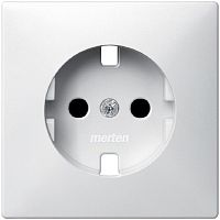 Лицевая панель Schneider Electric Merten Antique для 1-м. розетки 220Вт белый картинка